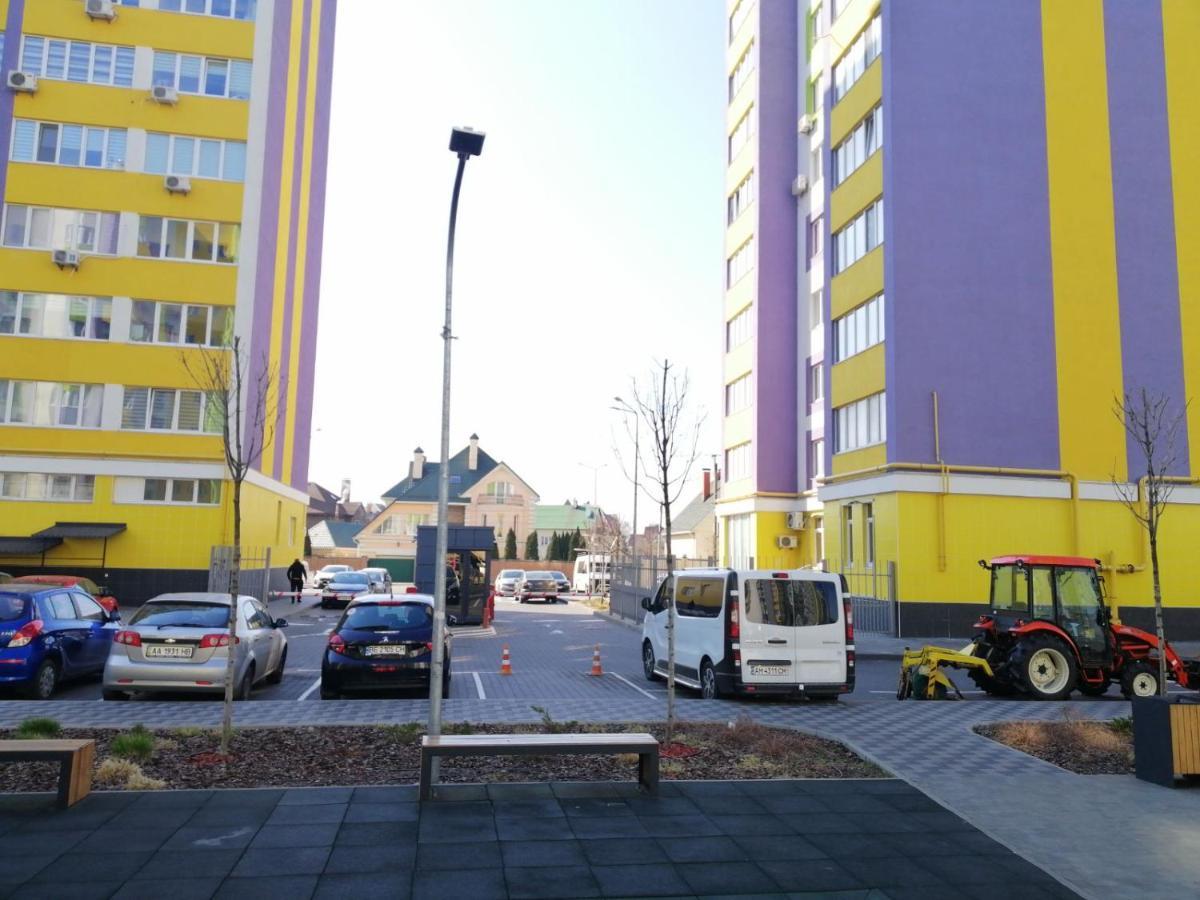 094 Жк Щасливий Нова Та Сучасна Квартира Kiev Exteriör bild